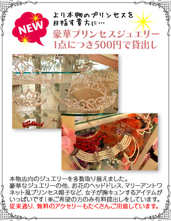 貸出有料ジュエリー